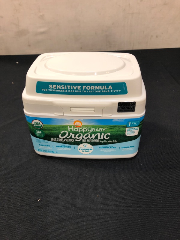 Photo 2 of HappyBaby Sensitive Organic Powder Infant Formula - 21oz exp- April 04/2023