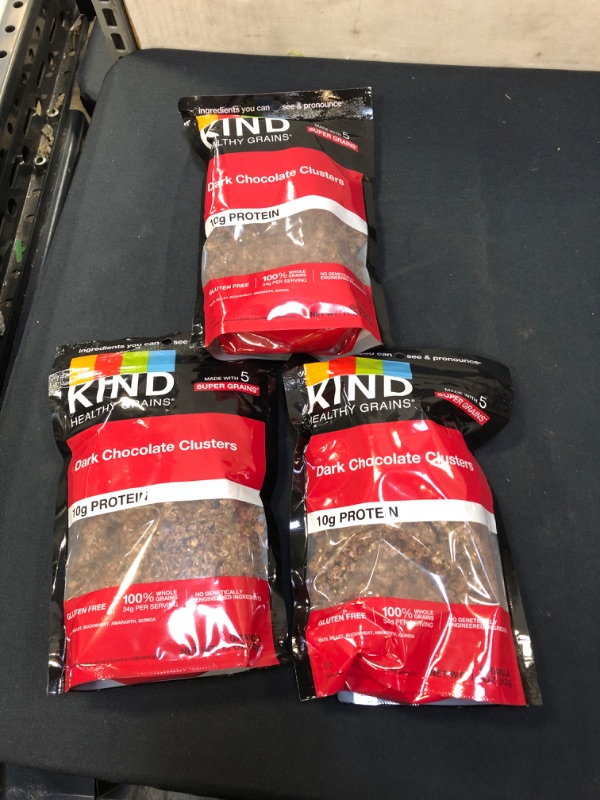 Photo 2 of  KIND Dark Chocolate Protein Granola - 11oz ( 3 pack ) exp- May 14/22