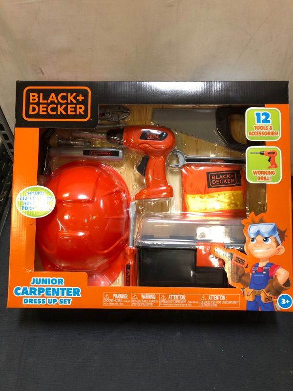 Photo 1 of BLACK+DECKER Junior Carpenter Dress Up Set - 12pc