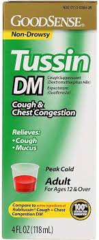 Photo 1 of 2 PACKS Good Sense Tussin DM, Cough and Chest Congestion, 4 Oz EXP----07-2022
