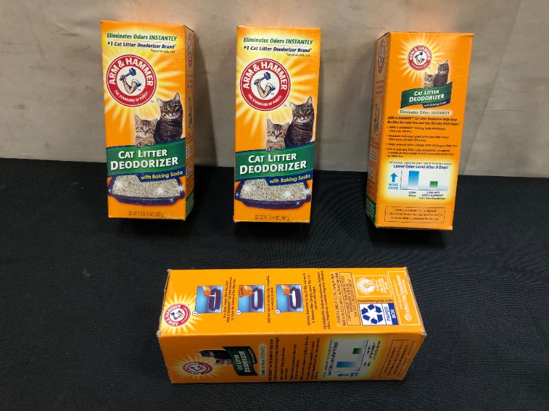 Photo 2 of Cat Litter Deodorizer with Baking Soda 4 Packs 