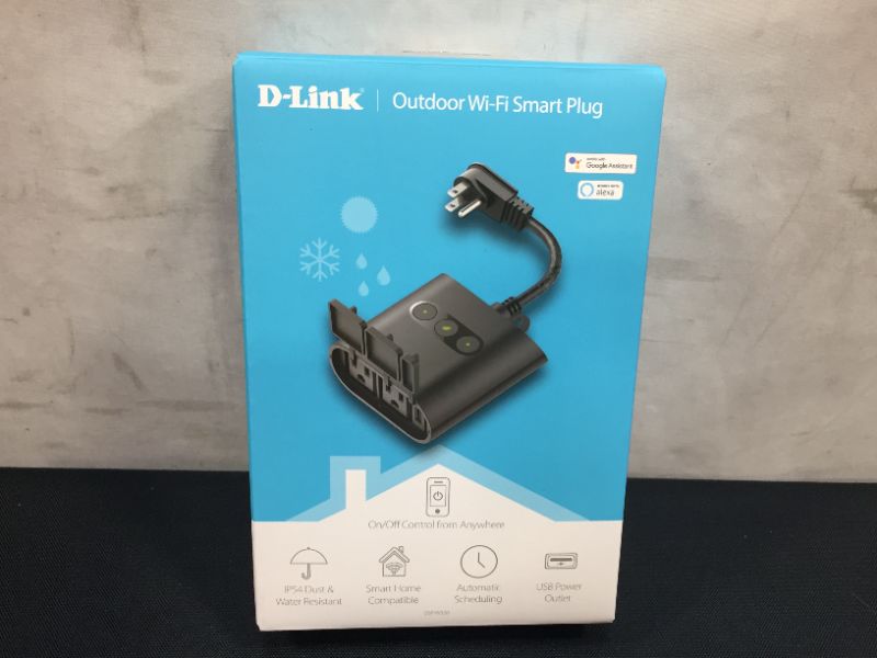 Photo 5 of D-Link Wi-Fi Smart Outdoor Plug with 2 Outlets and 1 USB Port SEALED New In Box (Brand New Factory Sealed)
