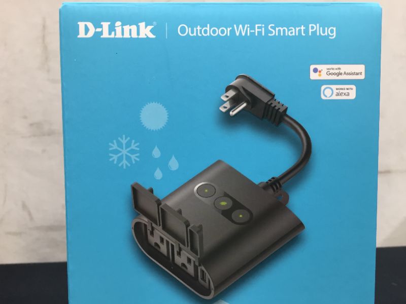 Photo 4 of D-Link Wi-Fi Smart Outdoor Plug with 2 Outlets and 1 USB Port SEALED New In Box (Brand New Factory Sealed)
