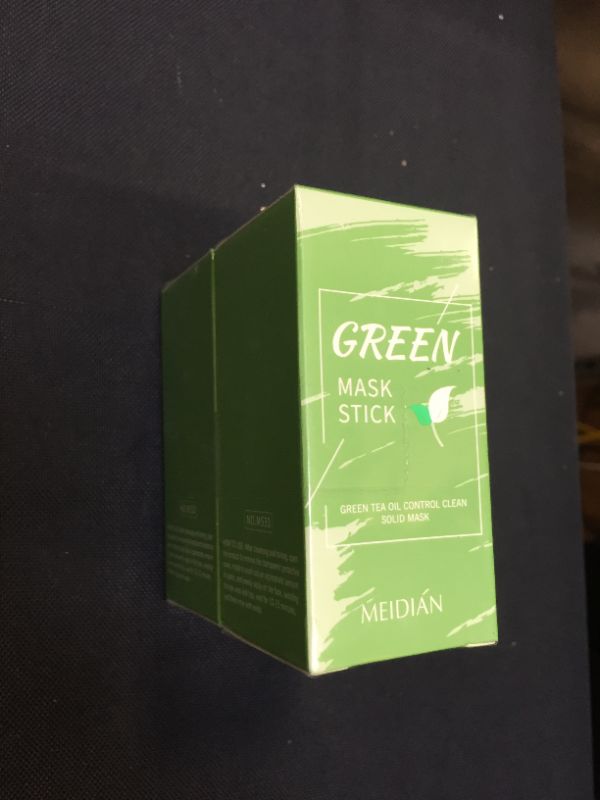 Photo 2 of  Natural Green Tea Mask Stick Deep Cleansing Oil Control Anti Acne Moisturizing Refreshing Lazy Solid Mask exp- 2026