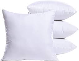 Photo 1 of 4 pack "18X18" pillows ( USED , MINOR STAINS ) 
