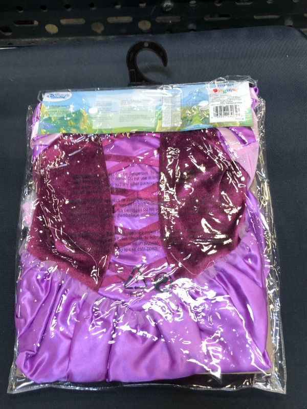 Photo 2 of Disguise Disney Rapunzel Tangled the Series Girls' Costume, Purple ,X-Small (3T-4T)
