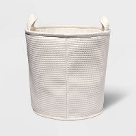 Photo 1 of 2 pcs Waffle Storage Basket Cream - Pillowfort™
