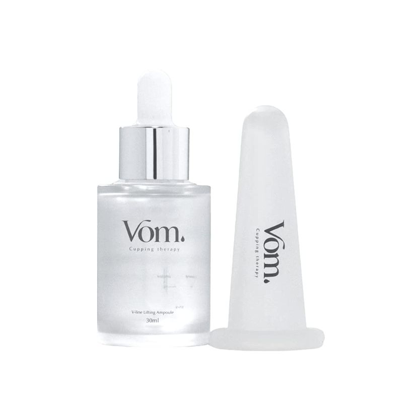 Photo 2 of  VOM Korean Facial Pentapeptide Serum 30ML with Cupping Massage Kit for Face V-line Improvement, Skin Firming, Anti Wrinkle, Saggy Face Skin Tightening
