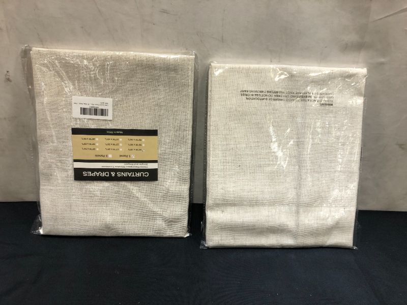 Photo 1 of 2 Pack Linen Textured Kitchen Vala.. 18 inches Nature 1 Panel 56 X 18'' 
