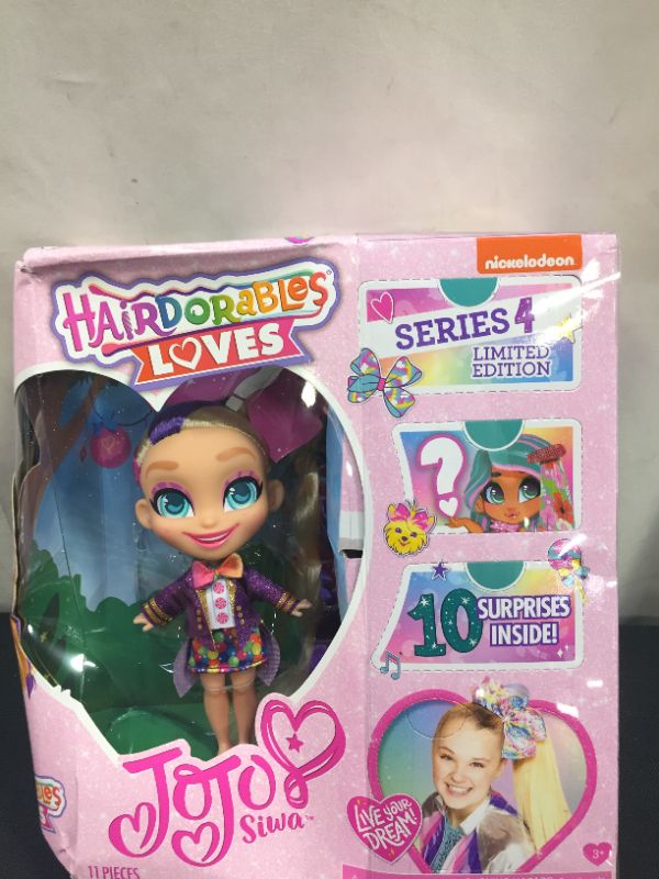 Photo 2 of Just Play JoJo Siwa Hairdorables Loves JoJo Candy Time Collectible Small Doll Kids Toys for Ages 3 up
