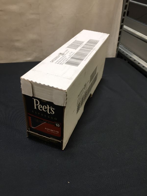 Photo 2 of Peet's Coffee Espresso Capsules Ristretto, Intensity 10, 10 Count Single Cup Coffee Pods Compatible with Nespresso Original Brewers BB 06/02/2022