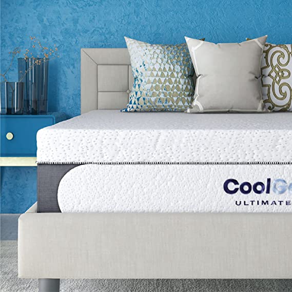 Photo 1 of Classic Brands Cool Gel Memory Foam 14-Inch Mattress with 2 BONUS Pillows | CertiPUR-US Certified | Bed-in-a-Box, Queen
