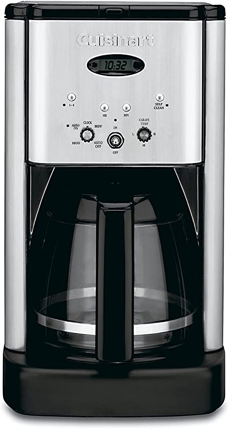 Photo 1 of Cuisinart DCC-1200P1 Brew Central 12-Cup Programmable Coffeemaker Coffee Maker, Carafe, Brushed Chrome
