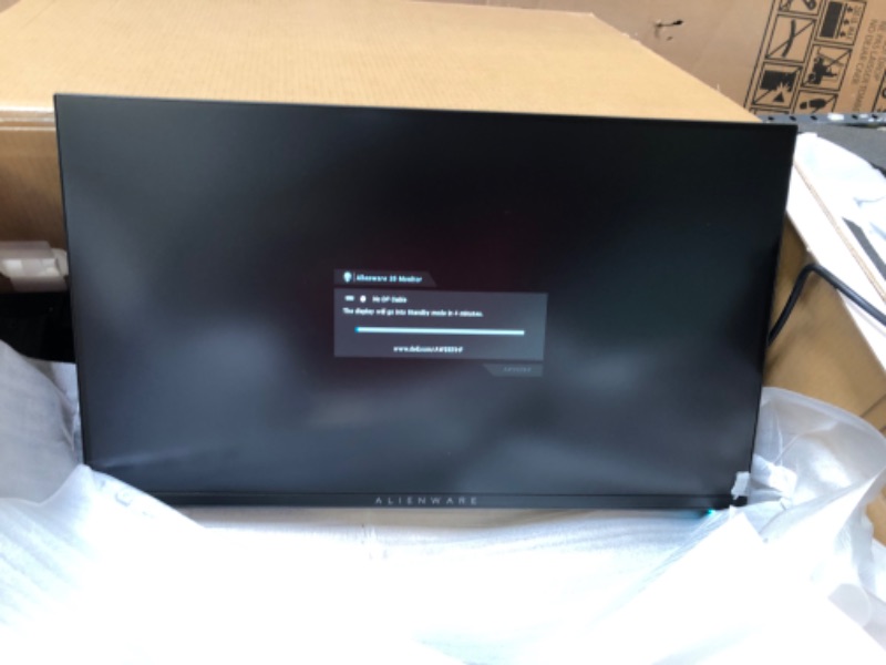 Photo 3 of Alienware 240Hz Gaming Monitor 24.5 Inch Full HD Monitor with IPS Technology, Dark Gray - Dark Side of the Moon - AW2521HF