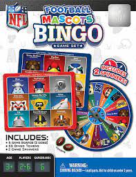 Photo 1 of Bingo Game Set - NFL Mascots Bingo Game
