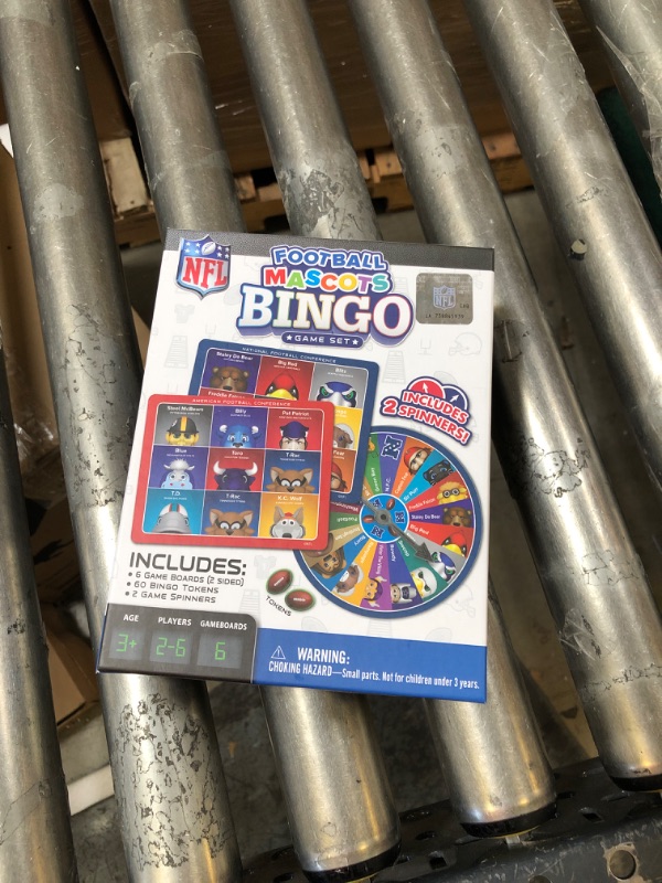 Photo 2 of Bingo Game Set - NFL Mascots Bingo Game
