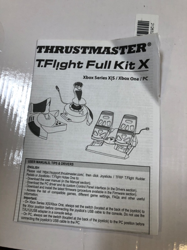 Photo 4 of Thrustmaster Flight SIM Thrustmaster T-Flight Full Kit (Xbox Serie X/S, one, Windows)