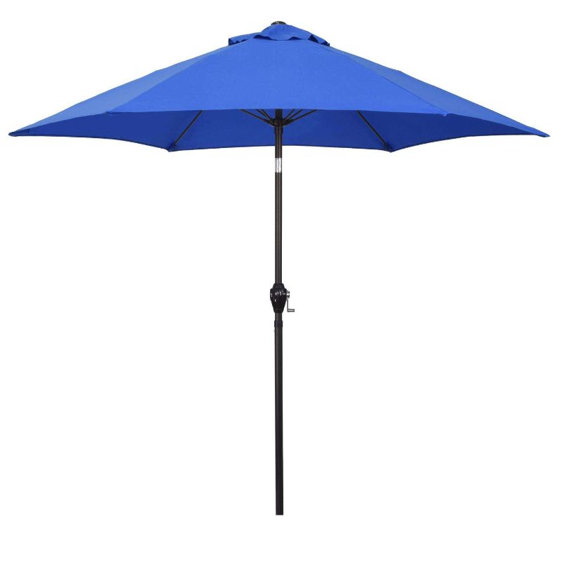 Photo 1 of GENERIC PATIO UMBRELLA -- BLUE AND BROWN --- NO BASE 