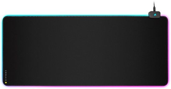 Photo 1 of CORSAIR - MM700 RGB Extended Cloth Gaming Mouse Pad - Black