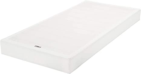 Photo 1 of Amazon Basics Smart Box Spring Bed Base, 7-Inch Mattress Foundation - Twin Size, Tool-Free Easy Assembly