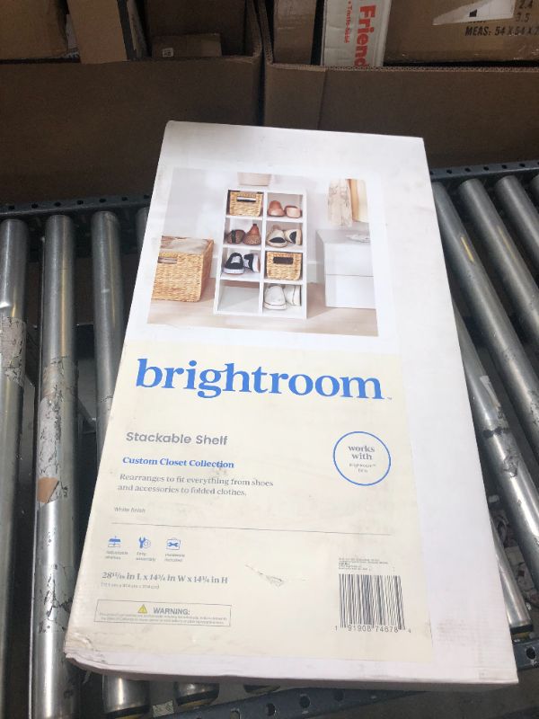 Photo 1 of 8 Cubby Shoe Organizer White - Brightroom™


