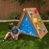 Photo 1 of KidKraft A-Frame Hideaway & Climber Tent
