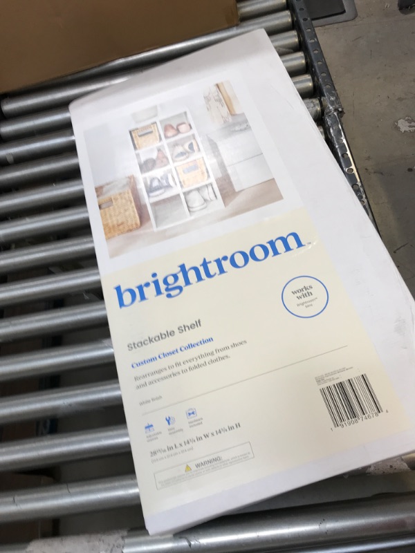 Photo 1 of 8 Cubby Shoe Organizer White - Brightroom™