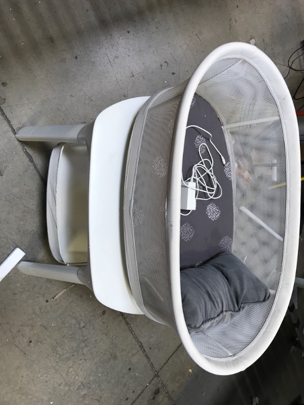 Photo 3 of 4moms mamaRoo Sleep Bassinet, Bluetooth Baby Bassinets and Furniture with 5 Unique Motions, 4 Built-in White Noise Options, Birch
