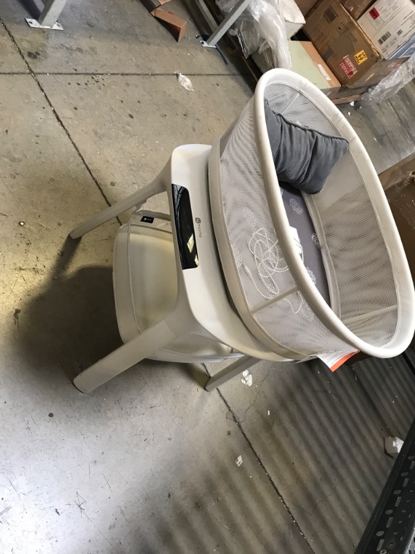 Photo 2 of 4moms mamaRoo Sleep Bassinet, Bluetooth Baby Bassinets and Furniture with 5 Unique Motions, 4 Built-in White Noise Options, Birch
