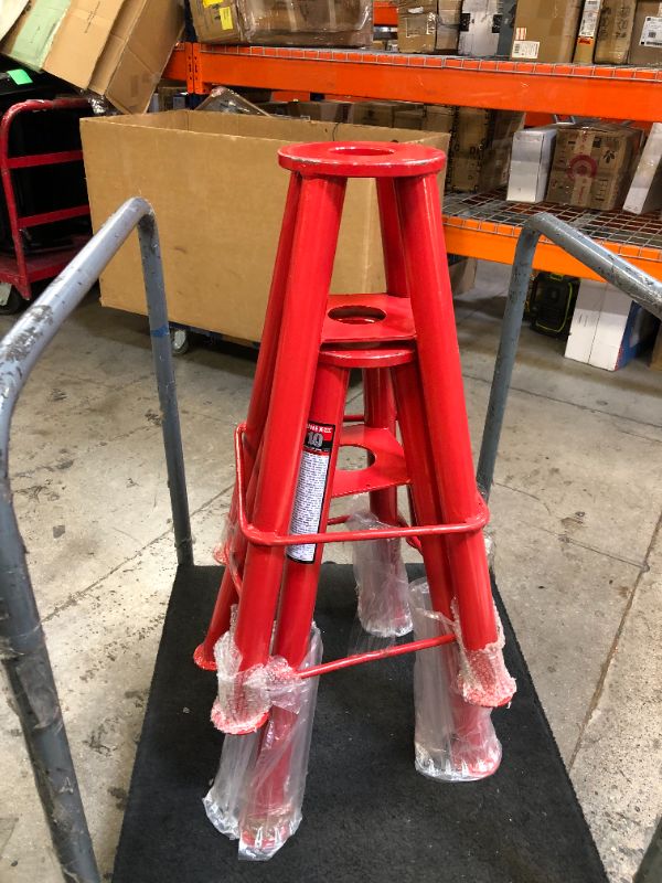 Photo 4 of 2Pack Sunex  Jack Stands Only , Red
