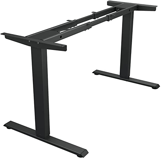 Photo 1 of TOPSKY Dual Motor Electric Adjustable Standing Computer Desk for Home and Office (Black Frame only)

