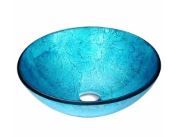 Photo 1 of Anzzi LS-AZ047 Accent Series Deco-Glass Vessel Sink in BLUE Ice