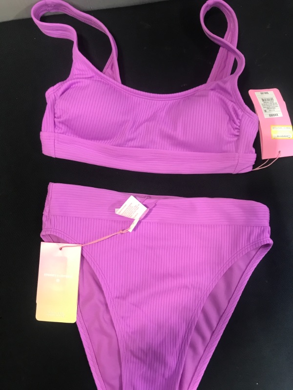 Photo 1 of 2 Piece Pink Swimsuit swimwear Top (Size XXS) Bottom (Size XS)