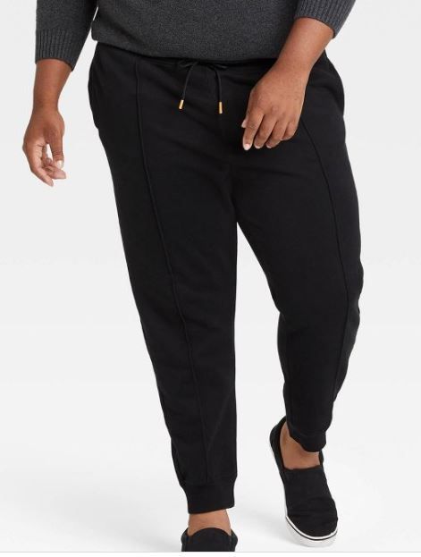 Photo 1 of Men's Big & Tall Pintuck Jogger Pants - Goodfellow & Co™ Black  XXL