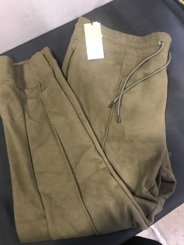 Photo 2 of Men's Big Fleece Jogger Pants - Goodfellow & Co™ Green XXL