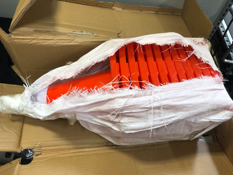 Photo 1 of 12pcs traffic safety road cones 18" orange traffic parking cone with reflective collar 