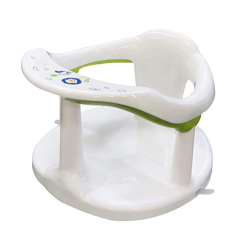 Photo 1 of Baby Bath Seat,Infant Baby Bath Chair,Baby Bathtub Seat for Sit-Up Bathing, Provides Backrest Support and Suction Cups for Stability
