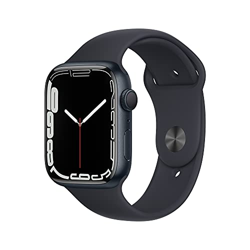 Photo 1 of Apple Watch Series 7 GPS, 45mm Midnight Aluminum Case with Midnight Sport Band (factory sealed)