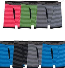 Photo 1 of Fruit of the Loom Boys' 7pk Mid-Rise Boxer Briefs - Colors May Vary XL
