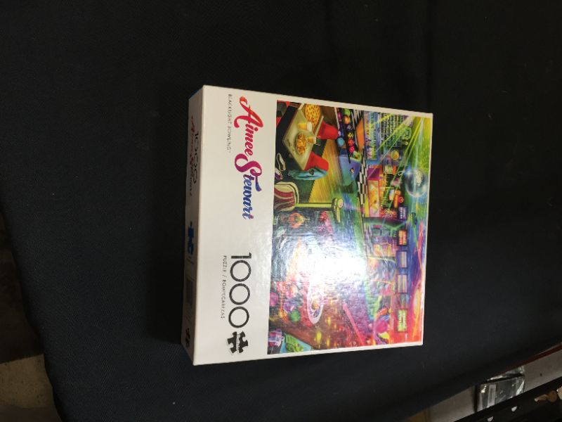 Photo 2 of Buffalo Games - Aimee Stewart - Blacklight Bowling - 1000 Piece Jigsaw Puzzle,Multicolour
