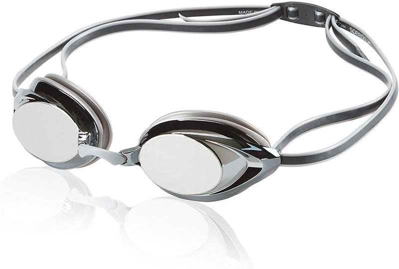 Photo 1 of Speedo Unisex-Adult Swim Goggles Mirrored Vanquisher 2.0
