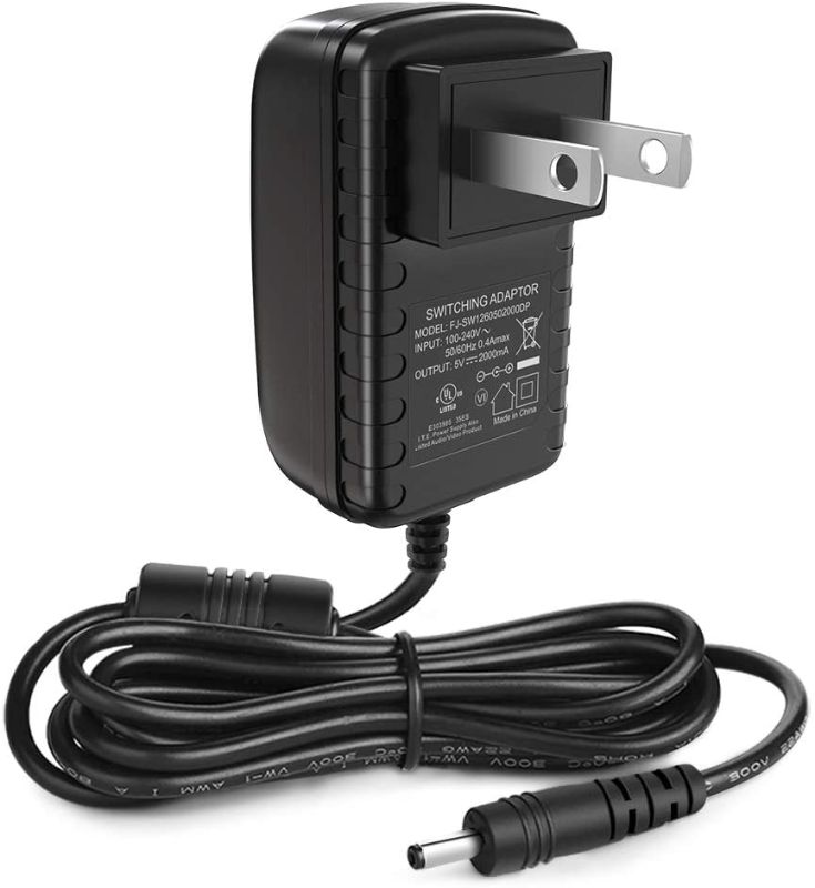 Photo 1 of  AC DC Power Adapter 5V2A - ( GENERIC )Power Supply Adapter 100-240V, AC Adapter 2000mA - 2 PACK 