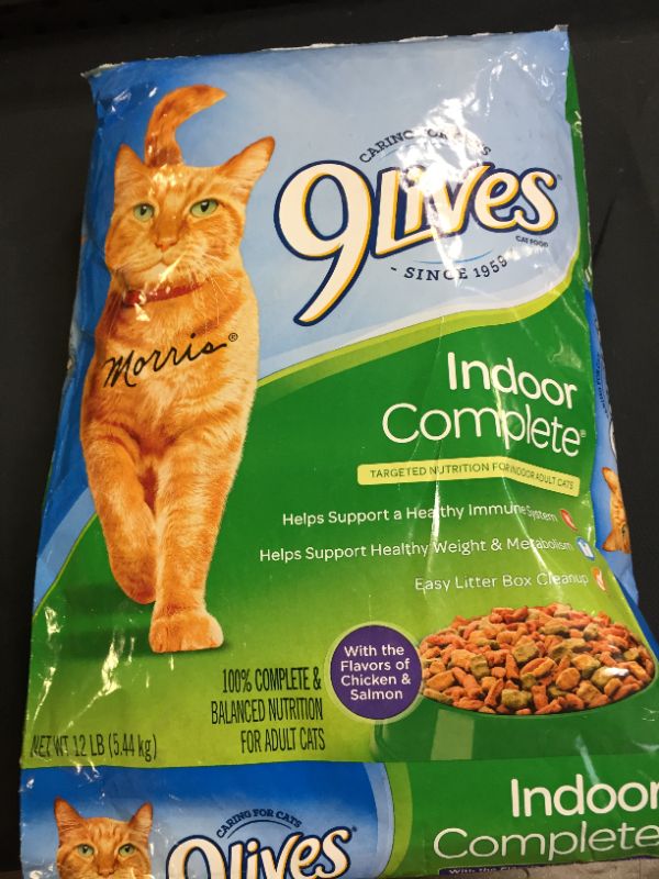 Photo 2 of 9Lives Dry Cat Food
12LB EXP JAN 2022