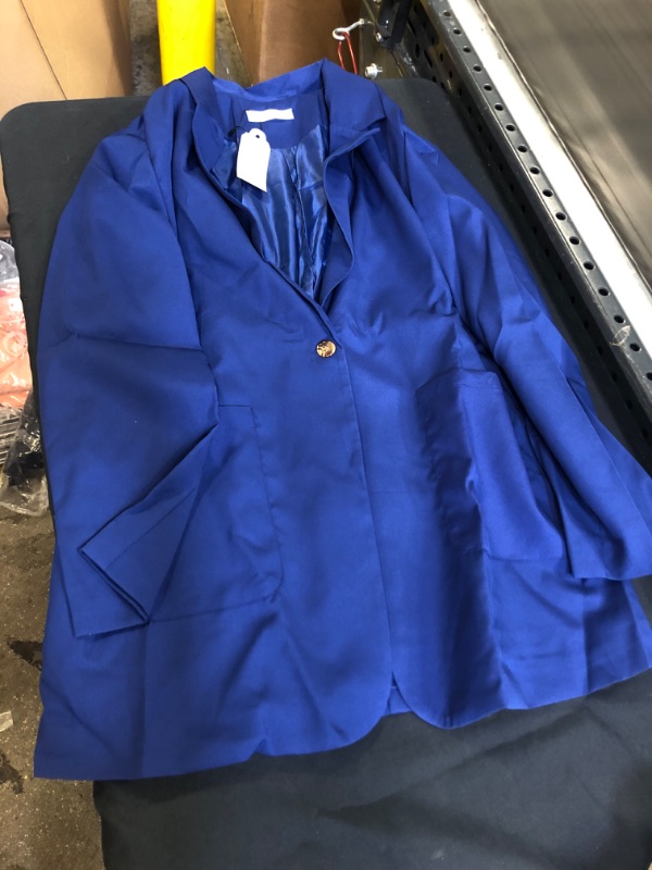 Photo 1 of WOMENS BLUE SUIT JACKET XL