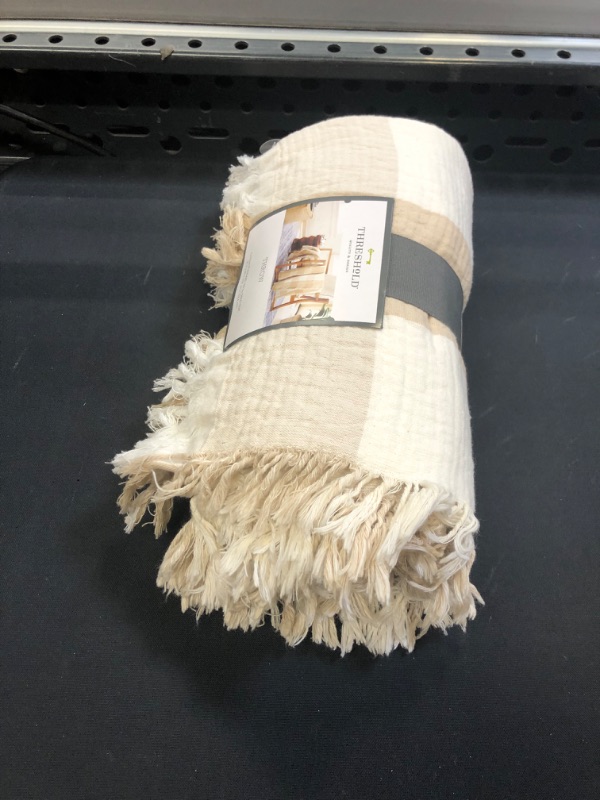 Photo 1 of Gauze Gingham Throw Blanket - Threshold™

