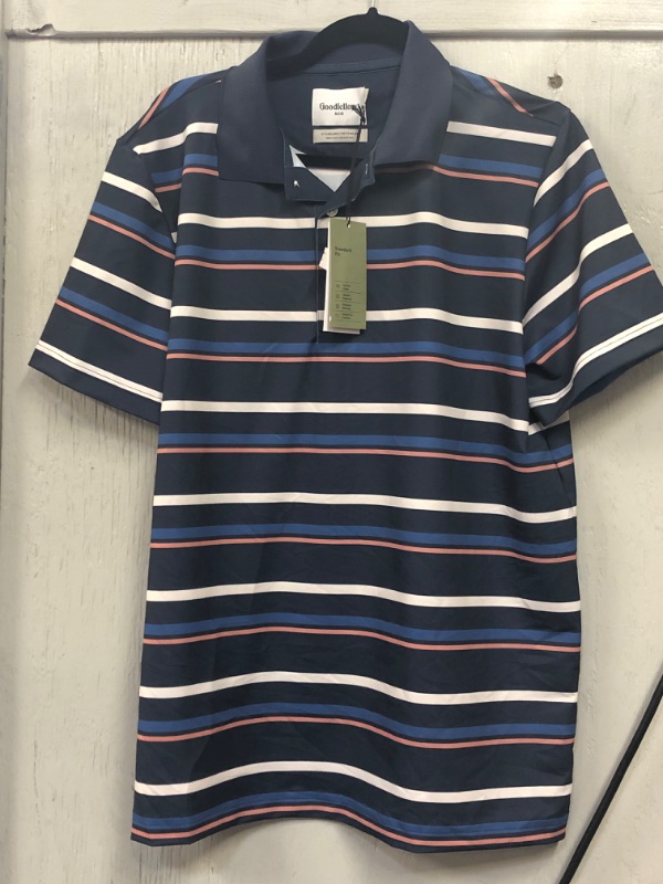 Photo 1 of Men's Short Sleeve Performance Polo Shirt - Goodfellow & Co™LARGE 
