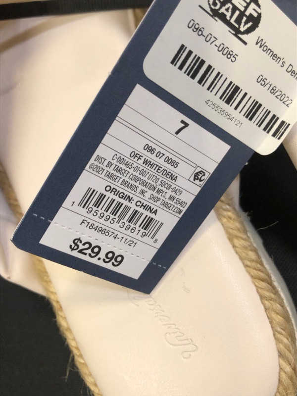 Photo 1 of Women's Dena Knotted Espadrille Sandals - Universal Thread™ SIZE 7 
