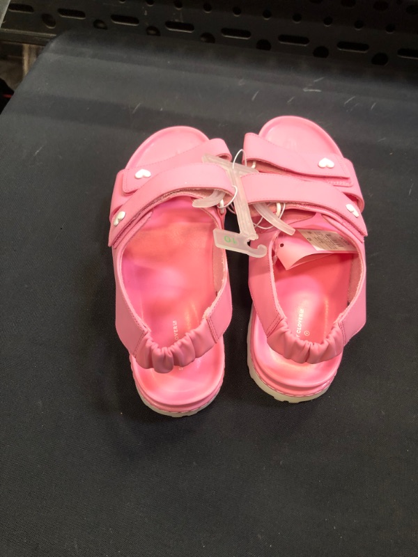 Photo 4 of  Stoney Clover Lane x Target /NWT/In Hand/ Pink 2 Strap Sport Sandals SIZE 10