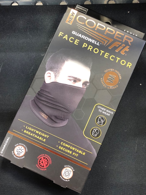 Photo 2 of CFGW2PKGY Guardwell Face Protector, Thermal Protection, Gray - Quantity 333 5 pk 
