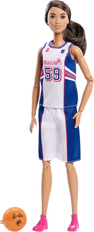 Photo 2 of Barbie? Made to Move? Basketball Player Doll / Barbie Made to Move Posable Soccer Player Doll ( 2 PACK BARBIES  

